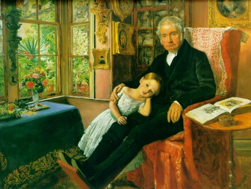 [ ]لـوحـ ــــات للفنان ₪ John Everett Millais , English•] James-wyatt-and-his-grandaughter-marybmp1