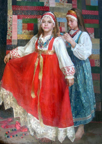 [ ]لـوحـ ــــات للفنانة ₪ Natasha Milashevich , Russian•] Folk-costume