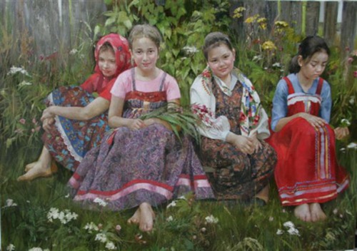 [ ]لـوحـ ــــات للفنانة ₪ Natasha Milashevich , Russian•] Four-friends