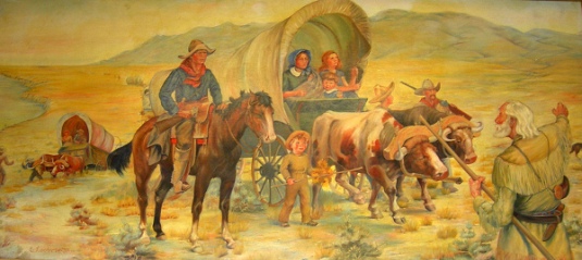 pioneers on oregon trail. Pioneers On The Oregon Trail