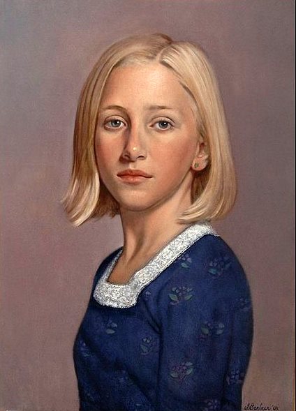 Portrait Of A Blonde Girl