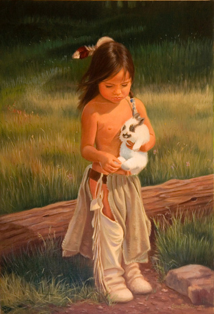 لوحات تشكيلية للفنان الامريكي Jane Bradley Rabbits-foot