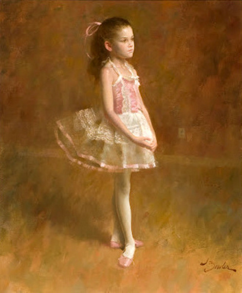 لوحات تشكيلية للفنان الامريكي Joe Bowler Little-ballerina