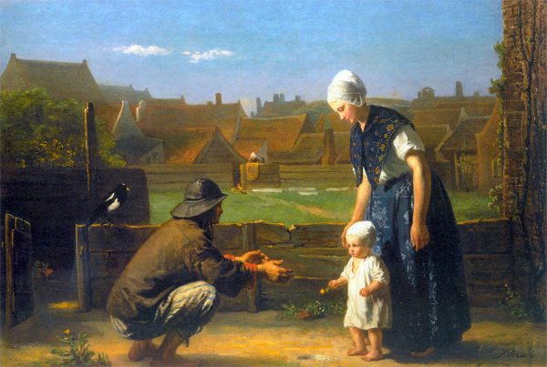 Jozef Israels (1824 – 1911, Dutch)  I AM A CHILD